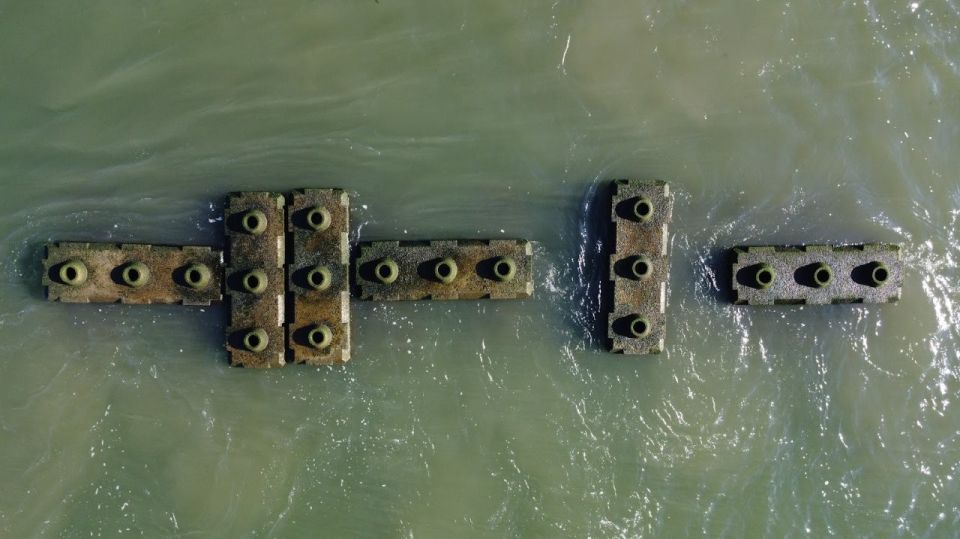 Reefy's modular Reefblocks installed in Rotterdam